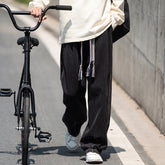 Men Jeans Spring and Autumn plus Size Loose Straight Oversize Wide Leg Pants